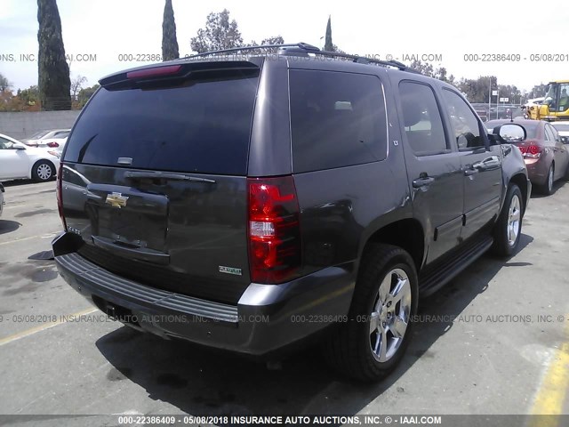 1GNMCBE38AR246421 - 2010 CHEVROLET TAHOE C1500 LT GRAY photo 4