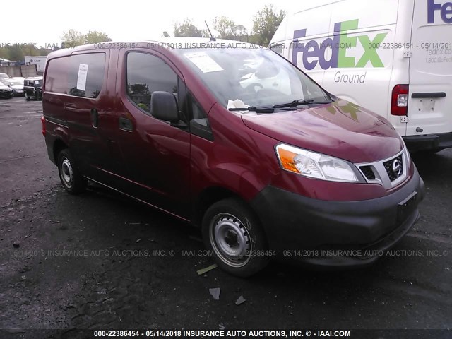 3N6CM0KNXFK717451 - 2015 NISSAN NV200 2.5S/2.5SV RED photo 1