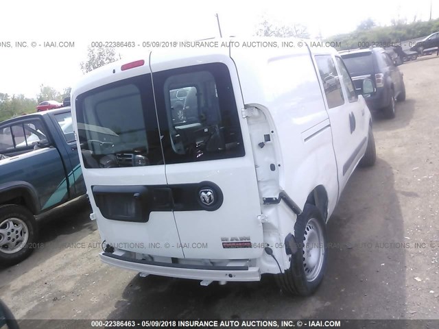 ZFBERFAB9H6G47459 - 2017 RAM PROMASTER CITY  WHITE photo 4