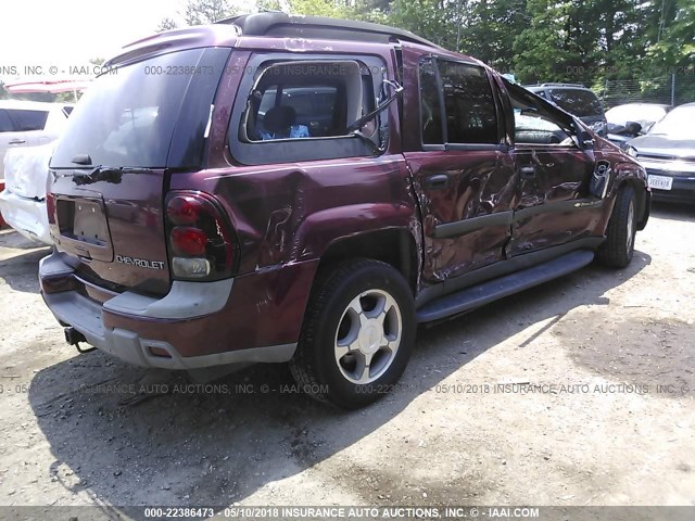 1GNET16S446160856 - 2004 CHEVROLET TRAILBLAZER EXT LS/EXT LT BURGUNDY photo 4