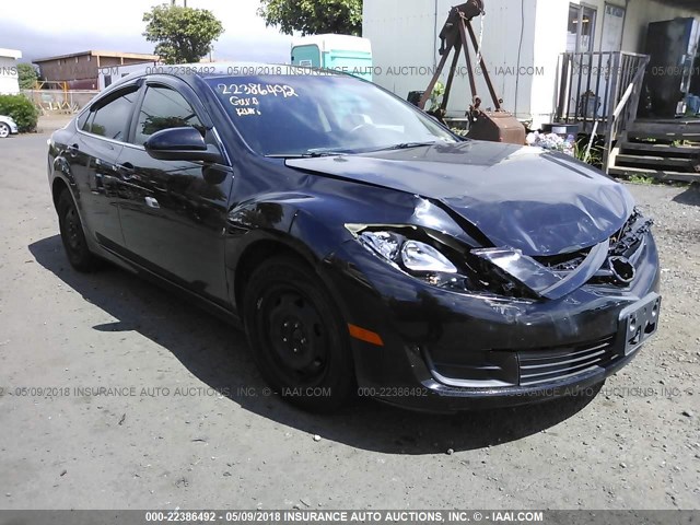 1YVHZ8BHXA5M00382 - 2010 MAZDA 6 I BLACK photo 1