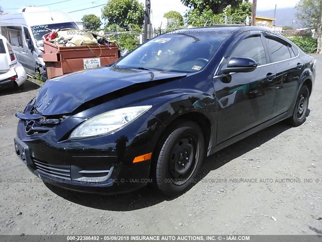 1YVHZ8BHXA5M00382 - 2010 MAZDA 6 I Чорний фото 2