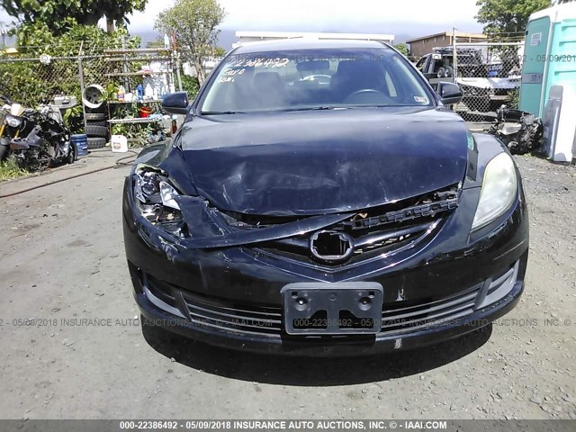 1YVHZ8BHXA5M00382 - 2010 MAZDA 6 I Чорний фото 6