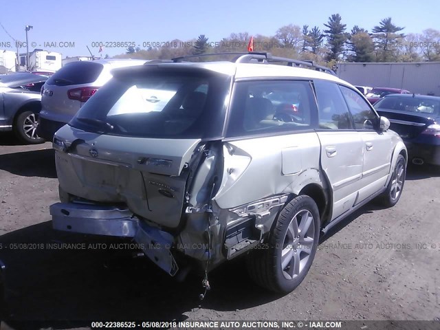 4S4BP86C774307443 - 2007 SUBARU LEGACY OUTBACK 3.0R LL BEAN GOLD photo 6