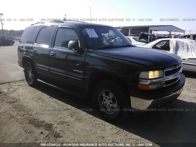 1GNEC13T61R182669 - 2001 CHEVROLET TAHOE C1500 BLACK photo 1