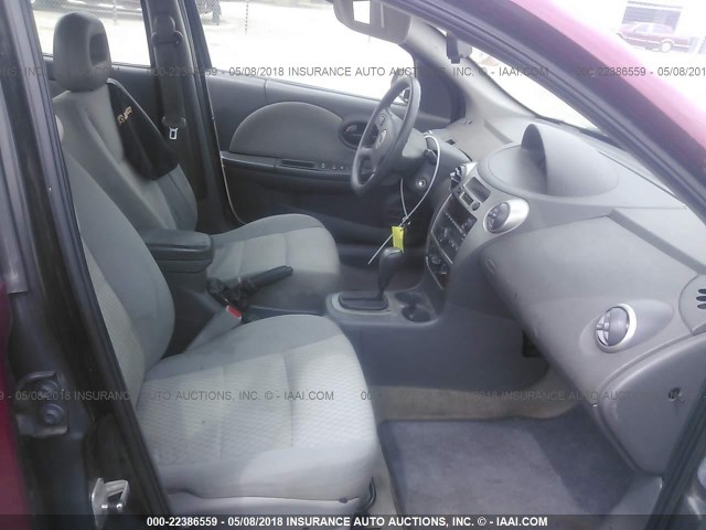 1G8AJ55F47Z133260 - 2007 SATURN ION LEVEL 2 Qırmızı foto 5