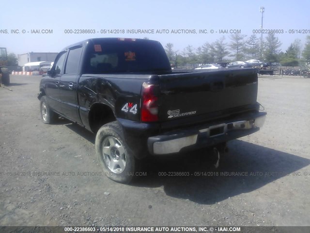 2GCEK13Z371103752 - 2007 CHEVROLET SILVERADO K1500 CLASSIC CREW CAB BLACK photo 3