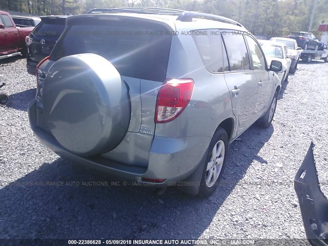 JTMBK31V485067875 - 2008 TOYOTA RAV4 LIMITED GRAY photo 4