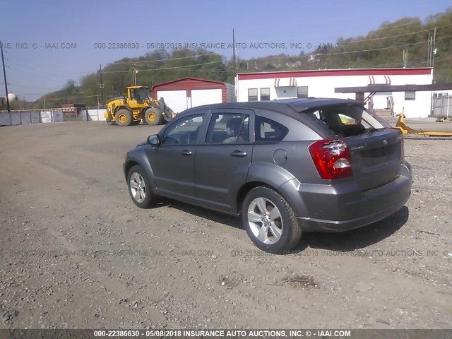 1B3CB3HA2BD257132 - 2011 DODGE CALIBER MAINSTREET GRAY photo 3