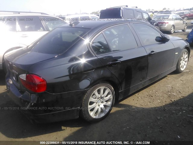 WBAVC93597KZ70935 - 2007 BMW 328 XI BLACK photo 4