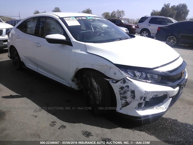 SHHFK7H49HU426270 - 2017 HONDA CIVIC SPORT WHITE photo 1