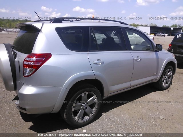 JTMZF32V89D006389 - 2009 TOYOTA RAV4 SPORT SILVER photo 4