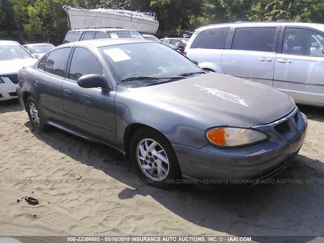 1G2NE52F14M547108 - 2004 PONTIAC GRAND AM SE GRAY photo 1