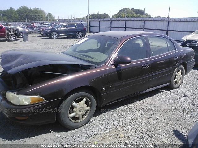 1G4HP54K01U270312 - 2001 BUICK LESABRE CUSTOM BROWN photo 4