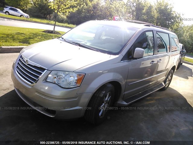 2A8HR54119R568603 - 2009 CHRYSLER TOWN & COUNTRY TOURING GOLD photo 2