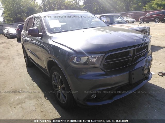 1C4RDJDG4JC160522 - 2018 DODGE DURANGO GT GRAY photo 1