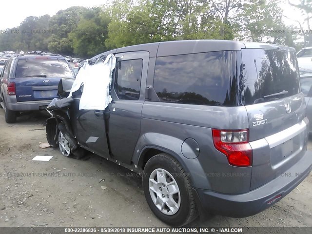 5J6YH1H37BL002050 - 2011 HONDA ELEMENT LX GRAY photo 3