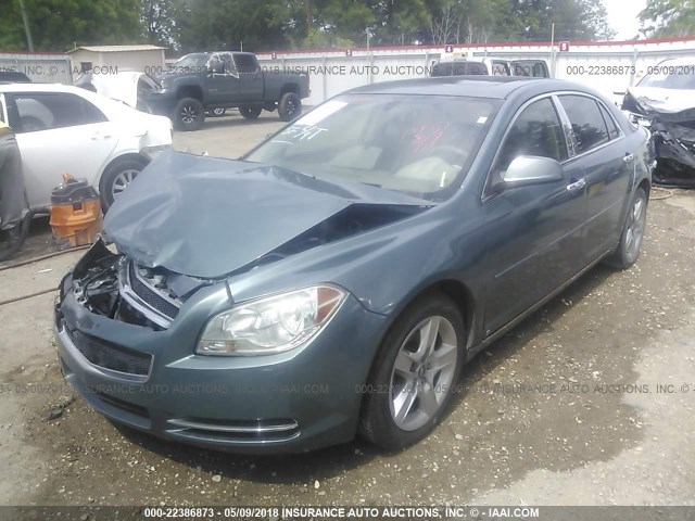 1G1ZH57B39F151776 - 2009 CHEVROLET MALIBU 1LT 绿色 照片 2