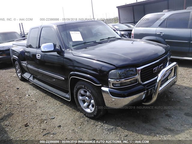 2GTEC19T921147098 - 2002 GMC NEW SIERRA C1500 BLACK photo 1