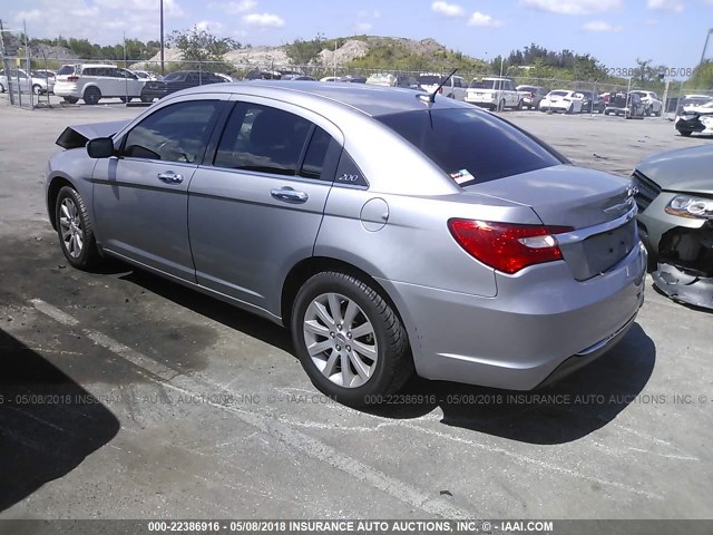1C3CCBCG8DN575324 - 2013 CHRYSLER 200 LIMITED SILVER photo 3