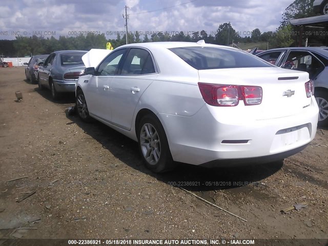 1G11D5RR3DF110012 - 2013 CHEVROLET MALIBU 1LT WHITE photo 3