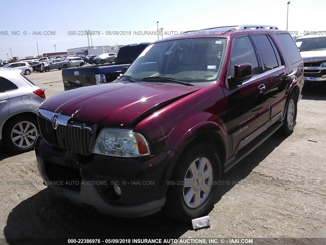 5LMFU27R44LJ28480 - 2004 LINCOLN NAVIGATOR BURGUNDY photo 2