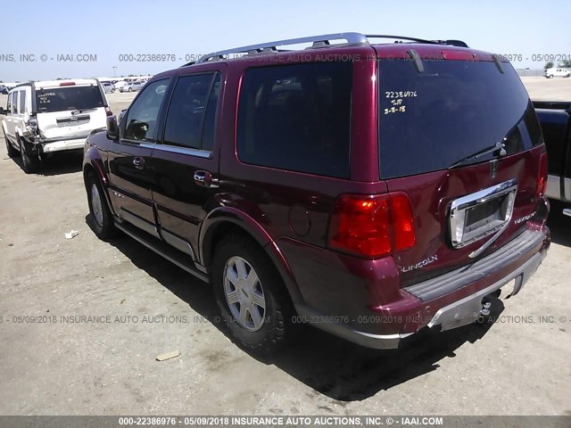 5LMFU27R44LJ28480 - 2004 LINCOLN NAVIGATOR BURGUNDY photo 3