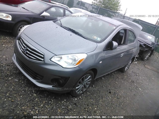 ML32F3FJ6JHF02495 - 2018 MITSUBISHI MIRAGE G4 ES Серый фото 2