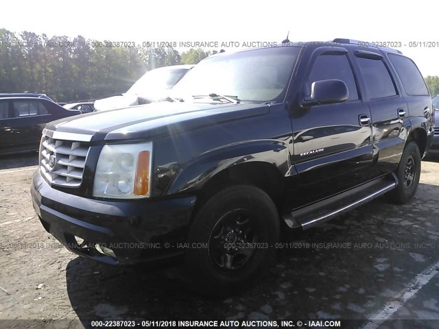 1GYEK63N05R181253 - 2005 CADILLAC ESCALADE LUXURY შავი ფოტო 2
