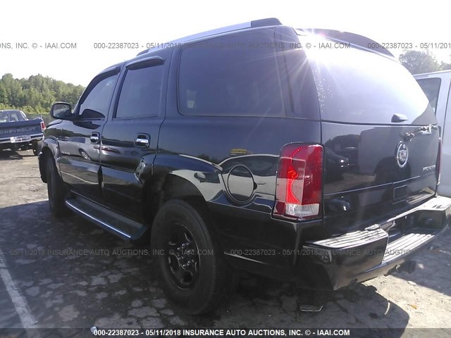 1GYEK63N05R181253 - 2005 CADILLAC ESCALADE LUXURY შავი ფოტო 3