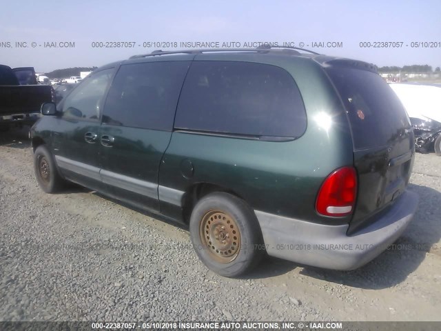 1B4GT44L2XB604517 - 1999 DODGE GRAND CARAVAN SE GREEN photo 3