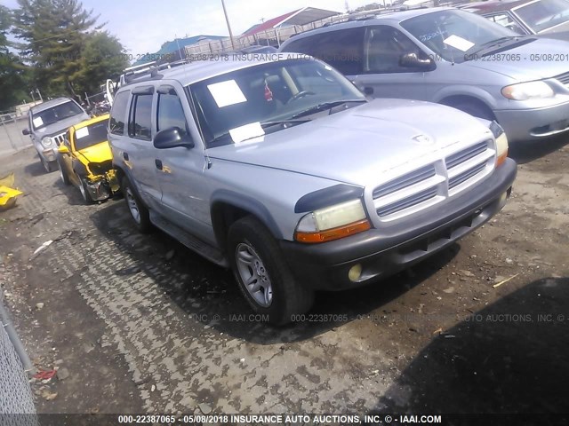 1D4HR38N53F514361 - 2003 DODGE DURANGO SPORT SILVER photo 1