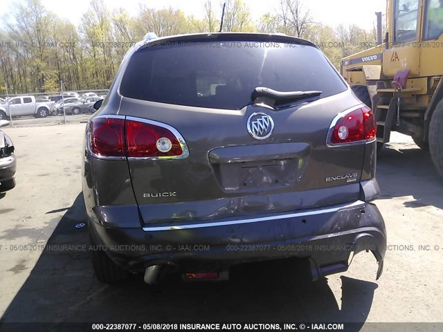 5GAEV23708J218281 - 2008 BUICK ENCLAVE CXL Marron photo 6
