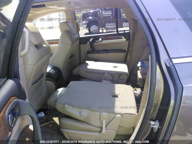 5GAEV23708J218281 - 2008 BUICK ENCLAVE CXL Marron photo 8