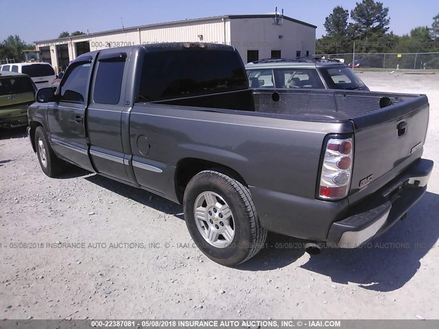 2GTEC19V021227245 - 2002 GMC NEW SIERRA C1500 GRAY photo 3