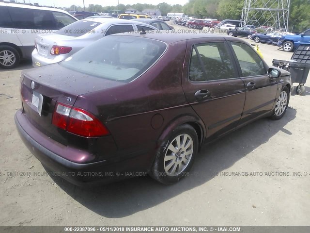 YS3EB49E633030444 - 2003 SAAB 9-5 LINEAR RED photo 4