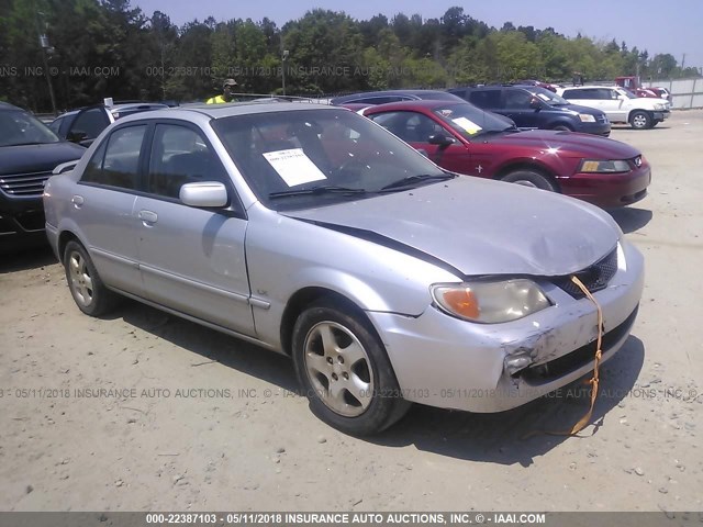 JM1BJ225721575347 - 2002 MAZDA PROTEGE DX/LX/ES SILVER photo 1