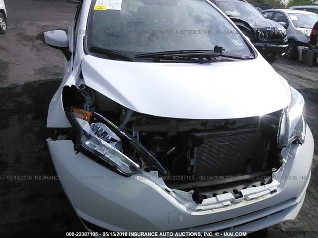 3N1CE2CPXHL379089 - 2017 NISSAN VERSA NOTE S/S PLUS/SV/SL/SR WHITE photo 6