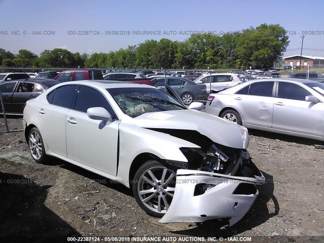 JTHBK262465015425 - 2006 LEXUS IS 250 TAN photo 1