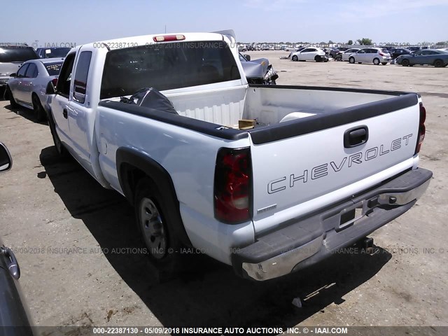 1GCEC19X67Z114562 - 2007 CHEVROLET SILVERADO C1500 CLASSIC WHITE photo 3
