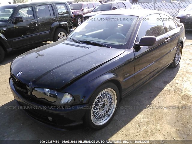 WBABM5342YJN91301 - 2000 BMW 328 CI BLACK photo 2