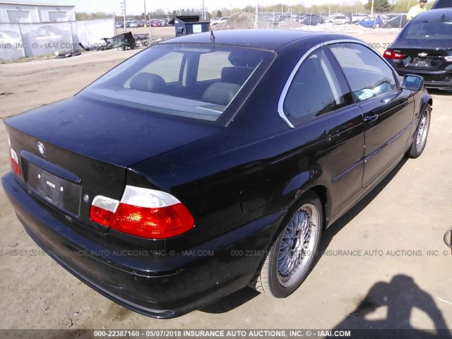 WBABM5342YJN91301 - 2000 BMW 328 CI BLACK photo 4