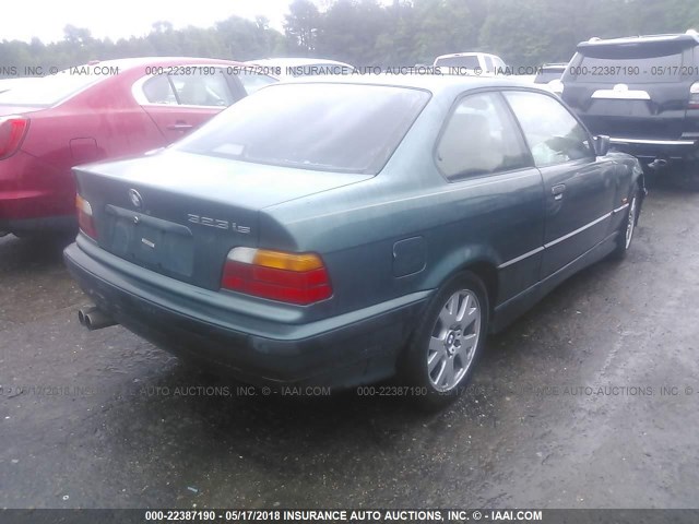 WBABF8326WEH62473 - 1998 BMW 323 IS AUTOMATIC GREEN photo 4
