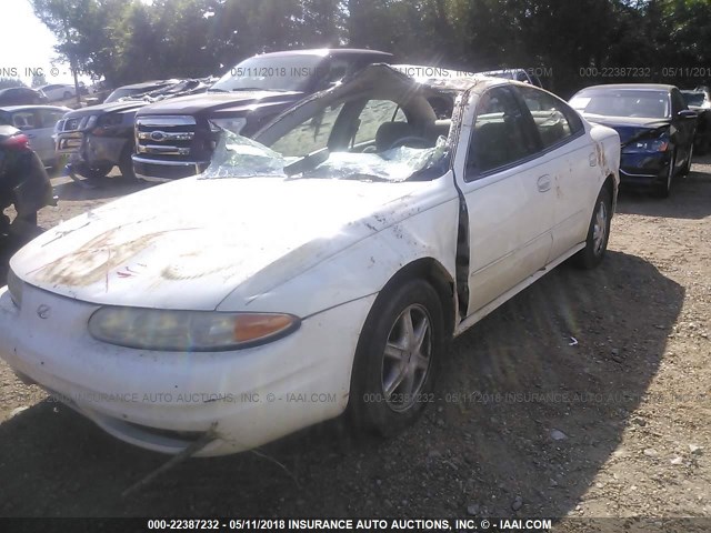 1G3NL52F13C171953 - 2003 OLDSMOBILE ALERO GL WHITE photo 2