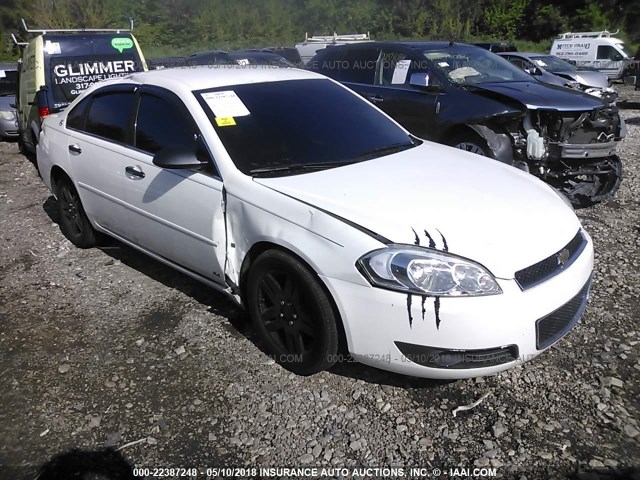 2G1WC581969312109 - 2006 CHEVROLET IMPALA LT WHITE photo 1