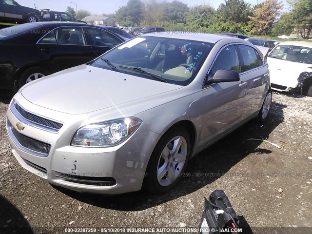 1G1ZB5E03CF135233 - 2012 CHEVROLET MALIBU LS 金色 照片 2
