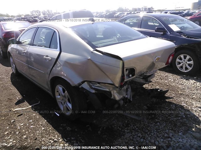 1G1ZB5E03CF135233 - 2012 CHEVROLET MALIBU LS 金色 照片 3