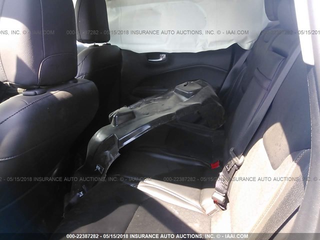 3C4NJCBB5JT226705 - 2018 JEEP COMPASS LATITUDE ლურჯი ფოტო 8