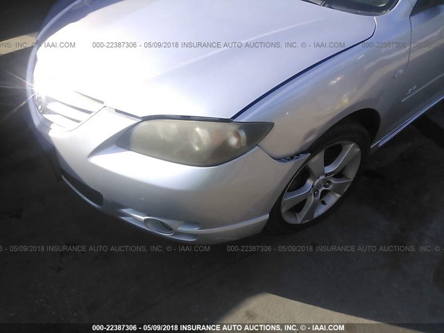 JM1BK123051252462 - 2005 MAZDA 3 S SILVER photo 6