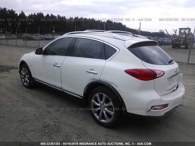 JN1BJ0RR6HM402698 - 2017 INFINITI QX50 WHITE photo 3